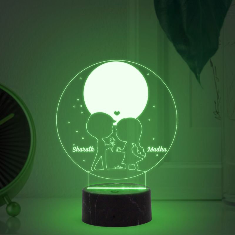 Customized Couple Night lamp With 16 Color Changing Light